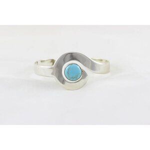 Sterling Silver Turquoise Cuff Bracelet